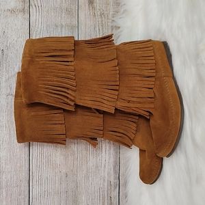 Minnetonka Fringe Boots
